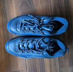 Blue FILA Disruptors II size 8